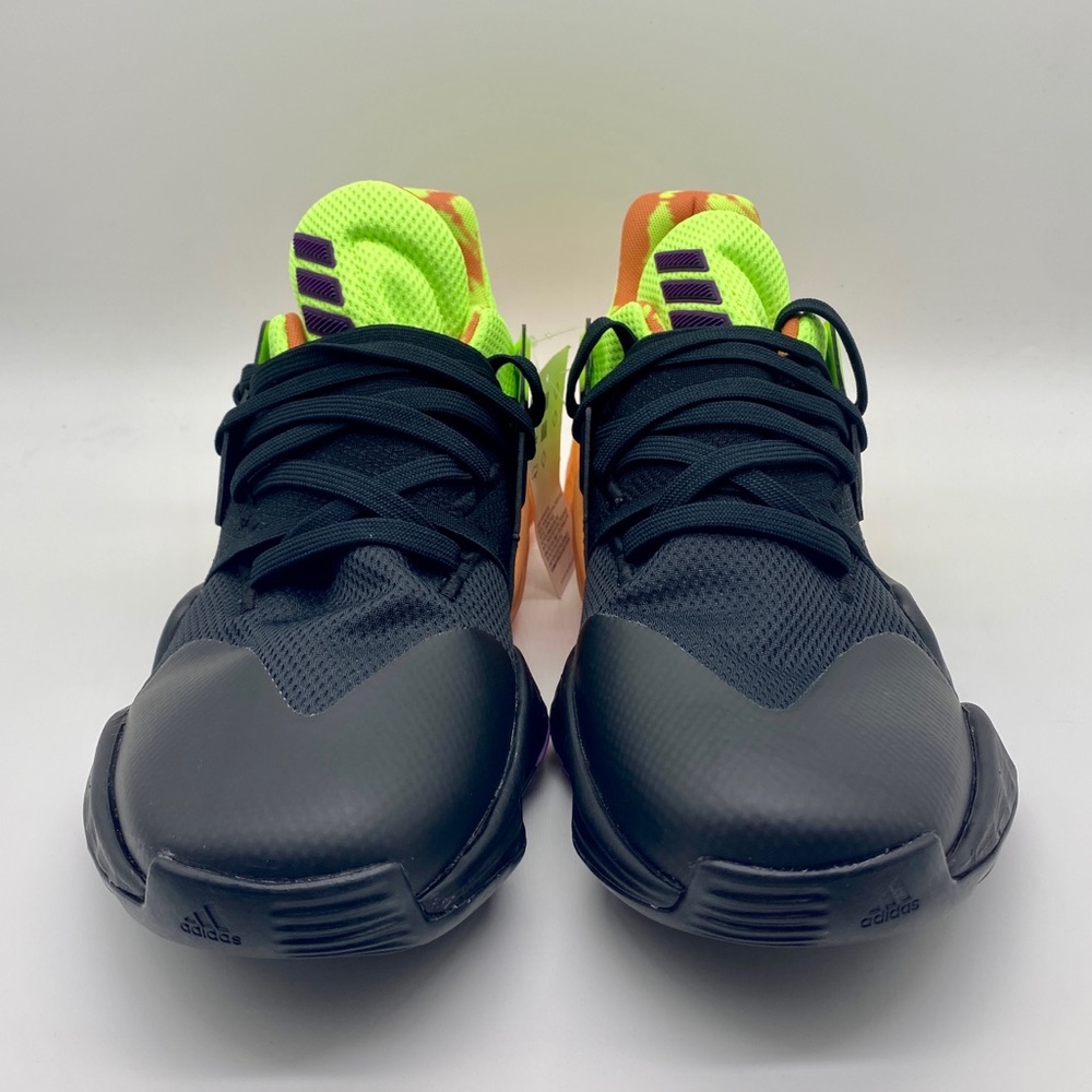 Adidas Harden Vol. 4 Core Black/Amber Men's Sz 8.5 - Picture 2 of 9